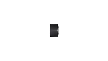 Side profile of compact matte black cylindrical wind sensor