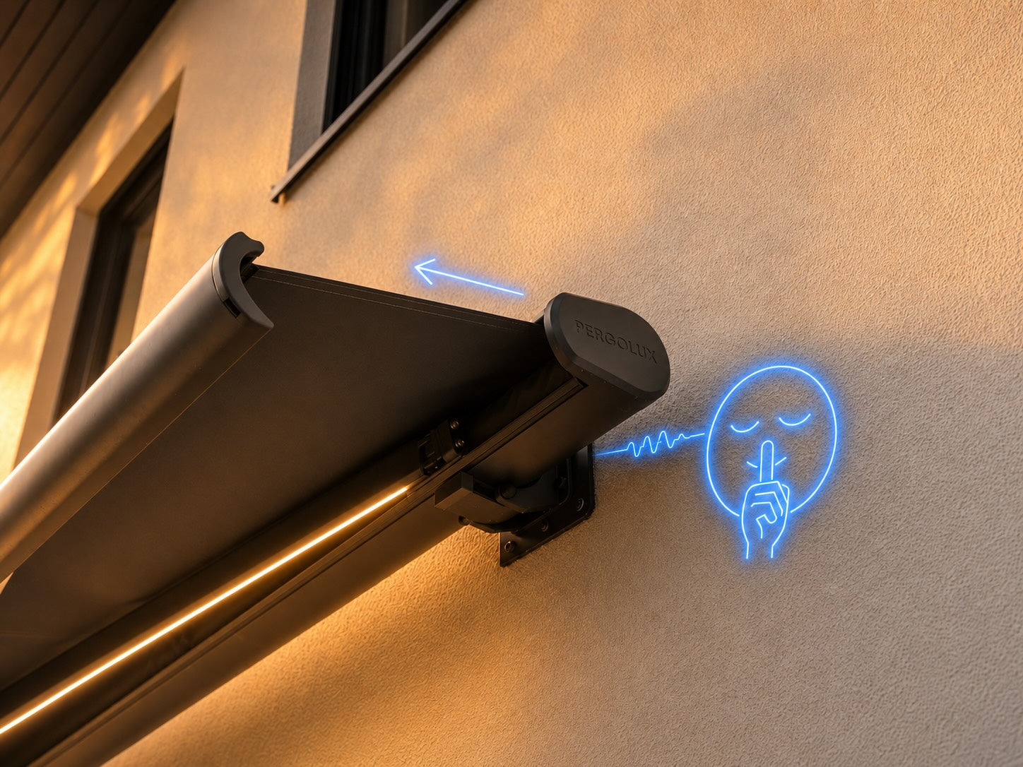 Motore silenzioso della tenda da sole PERGOLUX